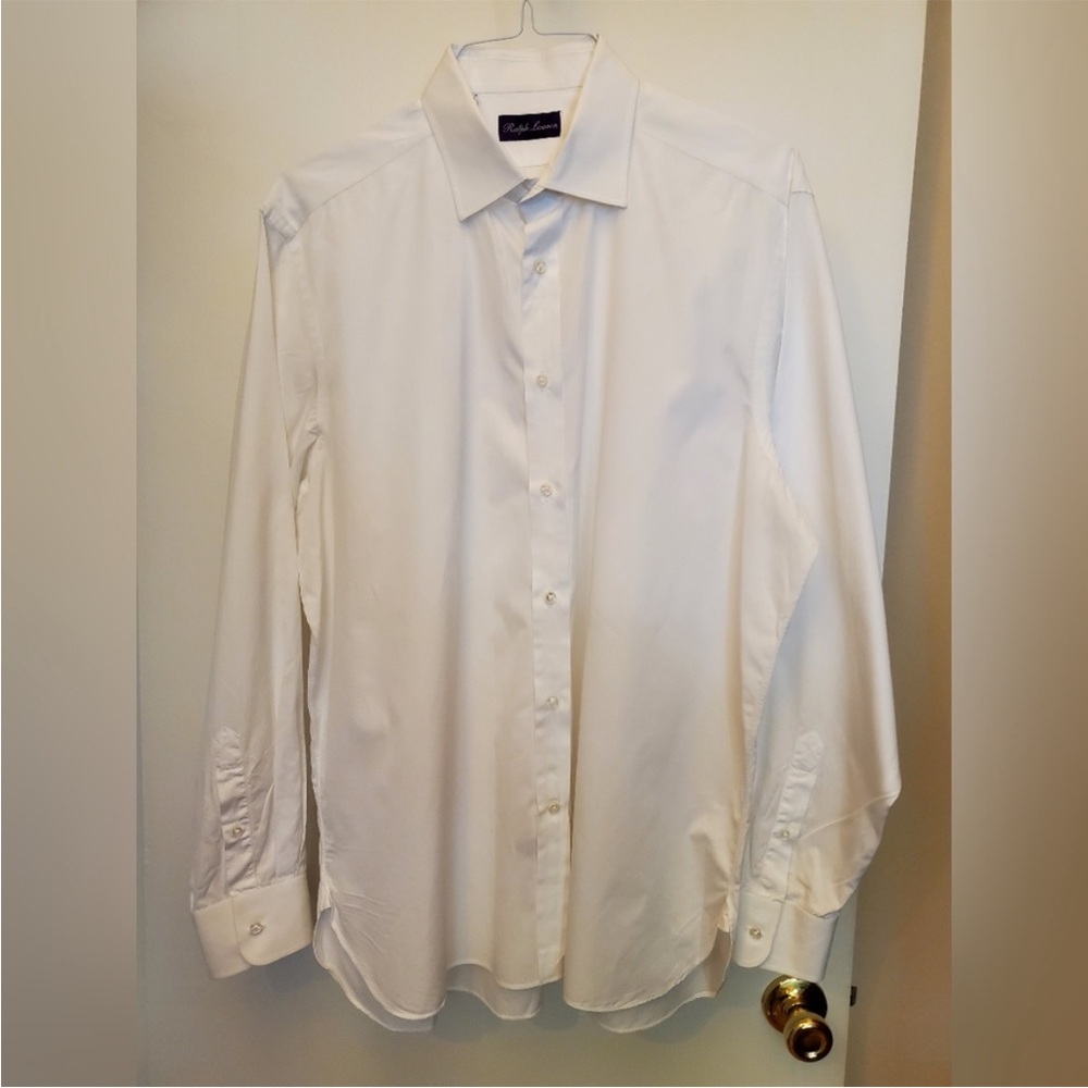Ralph Lauren Purple Label Vintage Men's Cotton Long Sleeve Dress Shirt 17